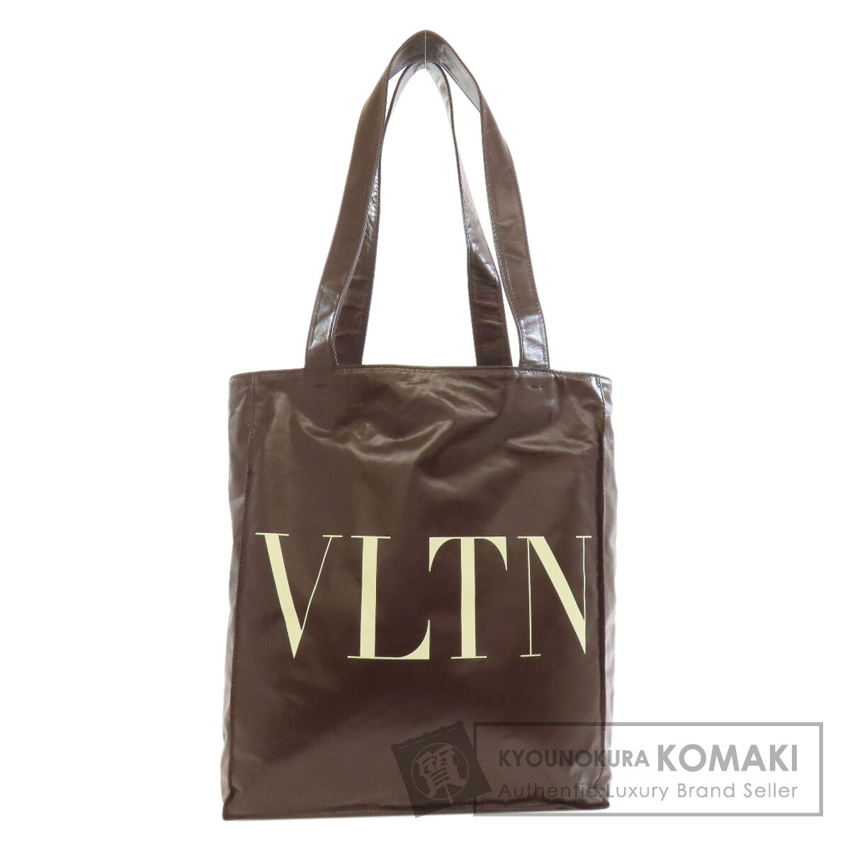 【Specialcoupon客体商いもの 6/5～6/11 0:59迄】バレンティノ ロゴタイプ トートバッグ 子ウシ レディース 【中古】【VALENTINO】