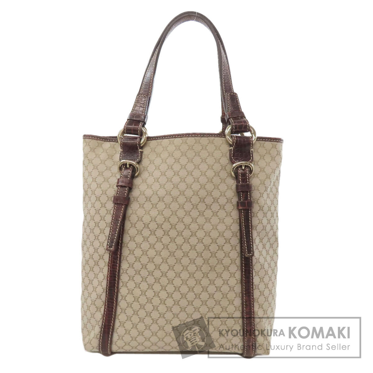 セリーヌ マカダム トートバッグ キャンバス レディース 【中古】【CELINE】