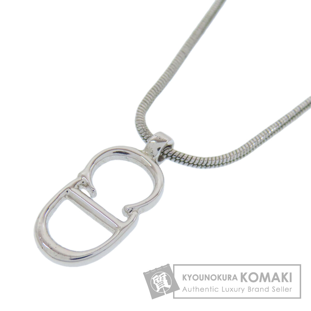 楽天市場】クリスチャンディオール 羽根 ロゴモチーフ ネックレス 金属