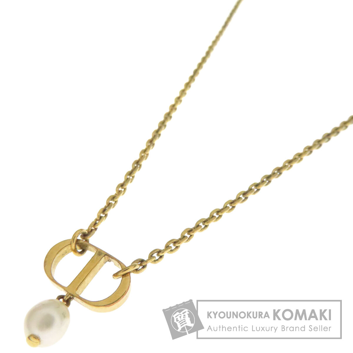 楽天市場】クリスチャンディオール 羽根 ロゴモチーフ ネックレス 金属