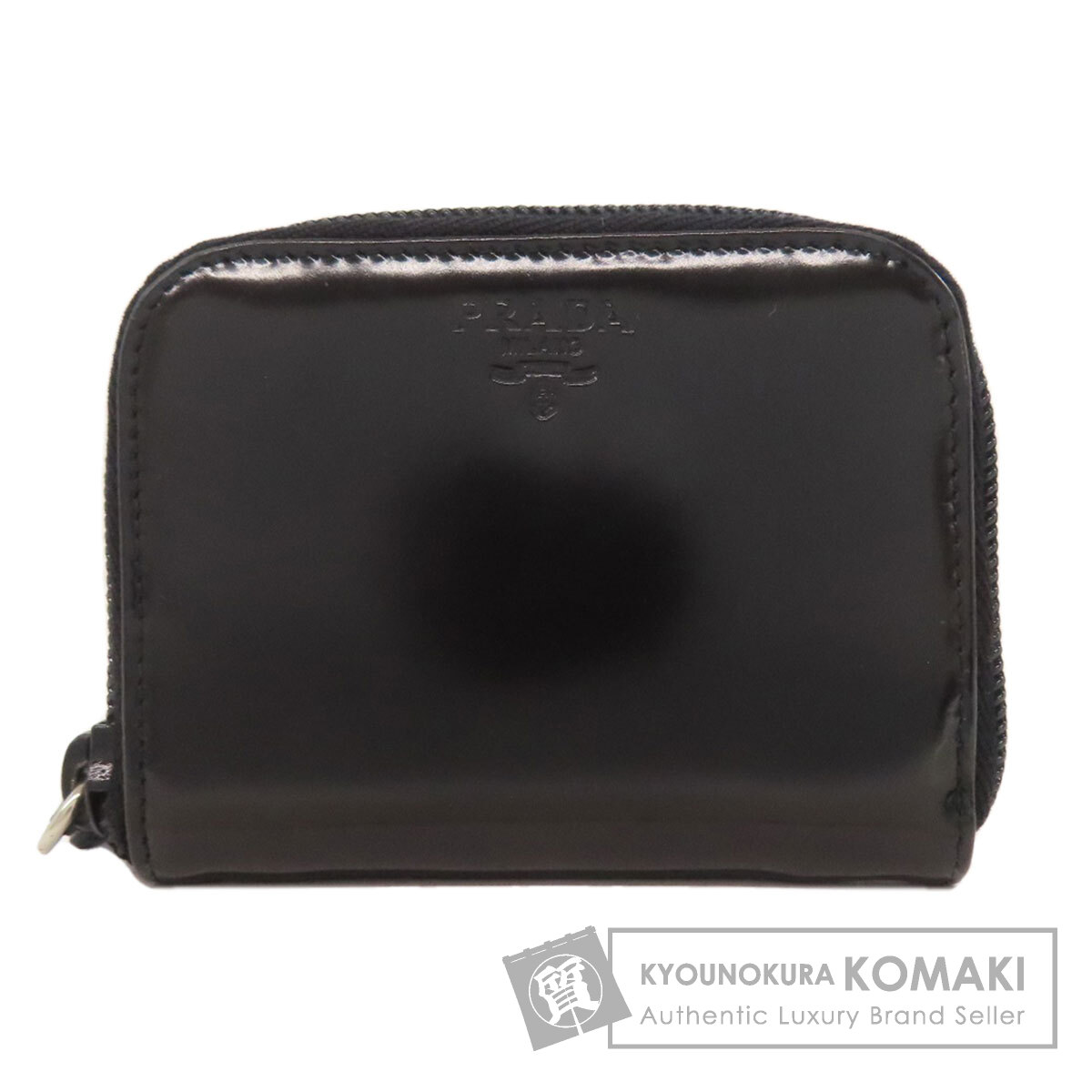 プラダ M268 ロゴ コインケース レザー レディース 【中古】【PRADA】