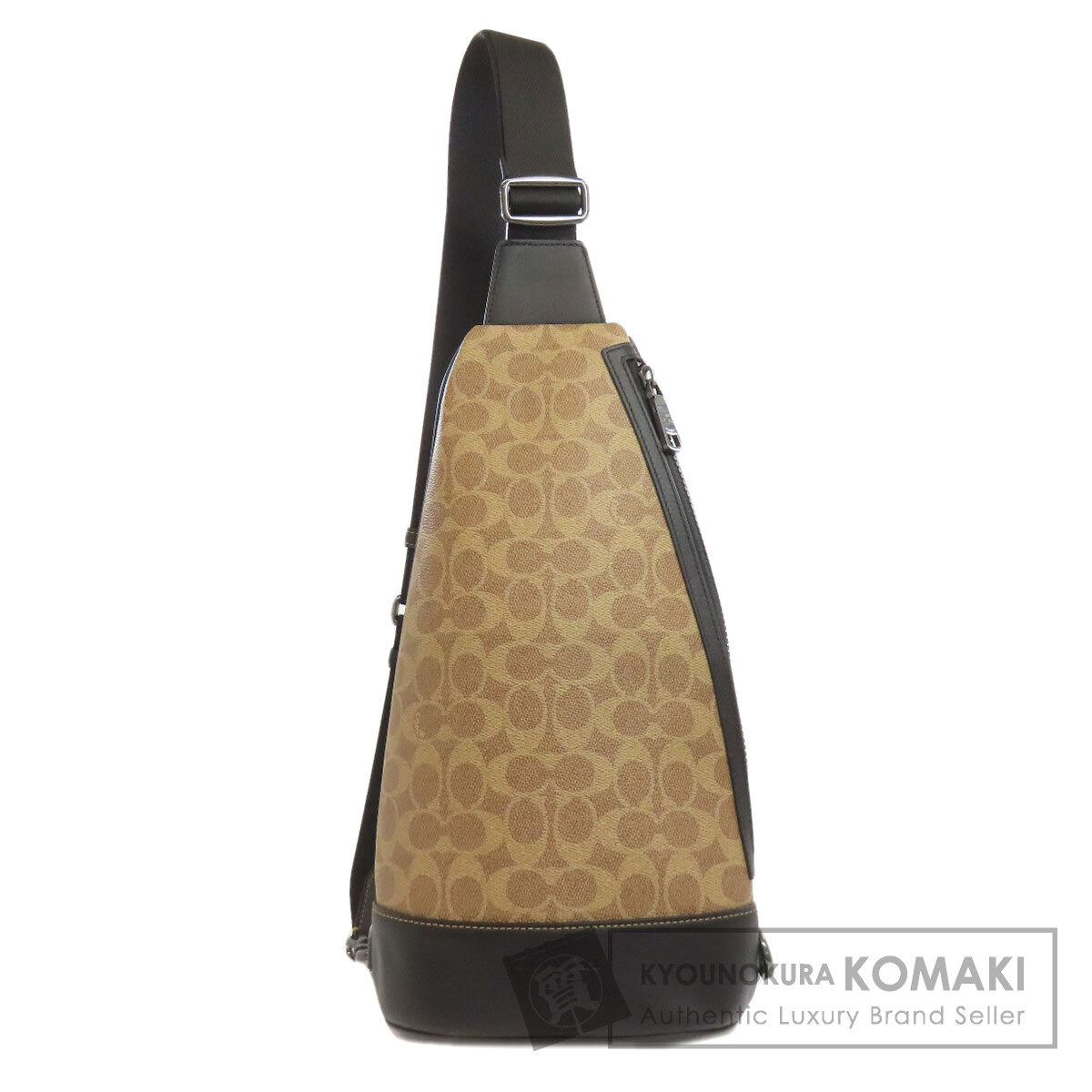 コーチ職 CY801 ドミニック スリング 上半身御徒面子 PVC レディース 【中古】【COACH】