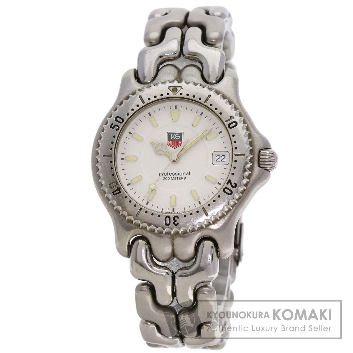 TAG HEUER WG5121-PO ジャンク Tag Heuer Two-Tone Automatic Watch Blue Dial Chronometer 38mm