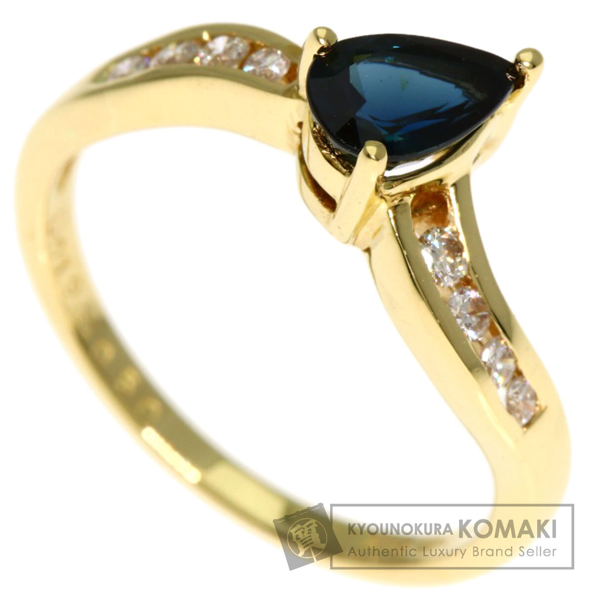 楽天市場】【緑屋質屋】ミキモト ゴールデンサファイア リング 4.52ct