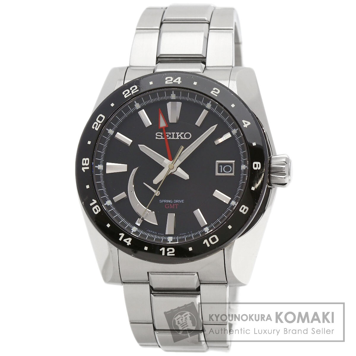 セイコー SAEA005 5R66-0AR0 ブライツ アナンタ GMT 腕時計 ステンレススチール/SS メンズ 【中古】【SEIKO】