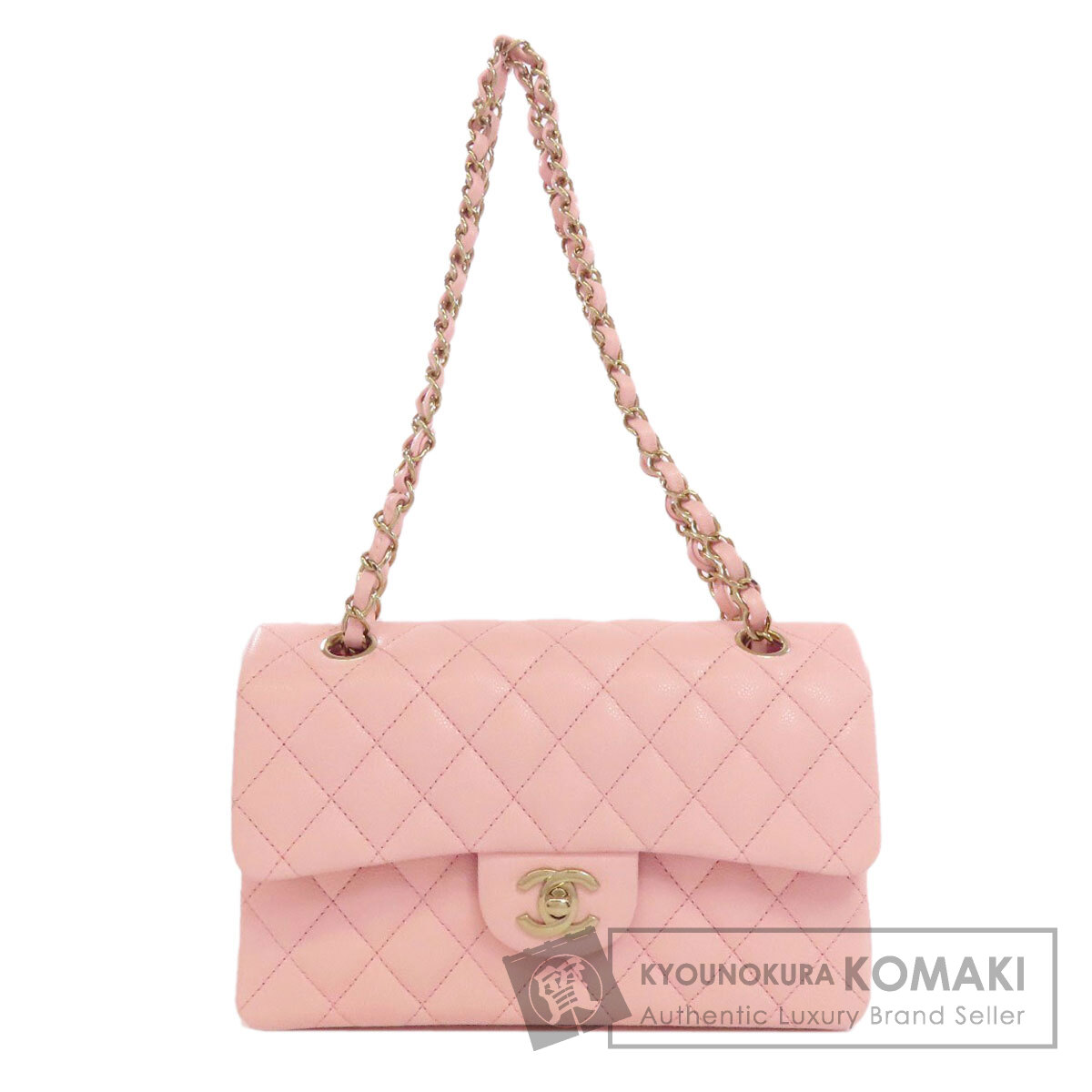 シャネル マトラッセ ダブルフラップ ゴールド金具 ショルダーバッグ グレインド カーフスキン レディース 【中古】【CHANEL】|ブランド京の蔵小牧【最安挑戦!】