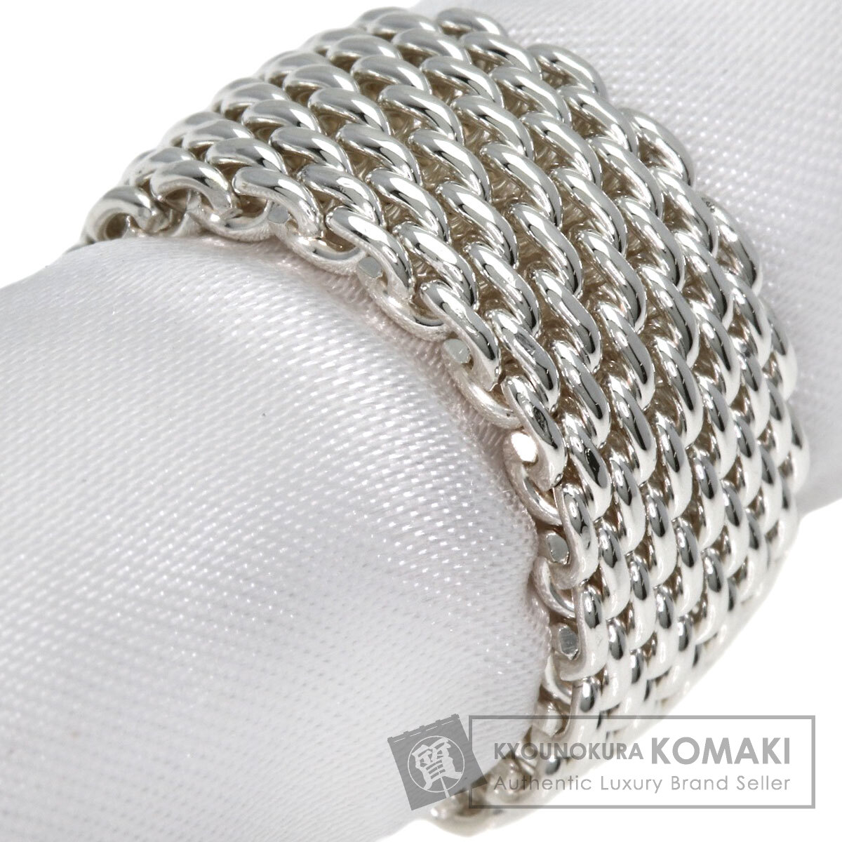 楽天市場】ティファニー サマセット メッシュワイドリング 12号