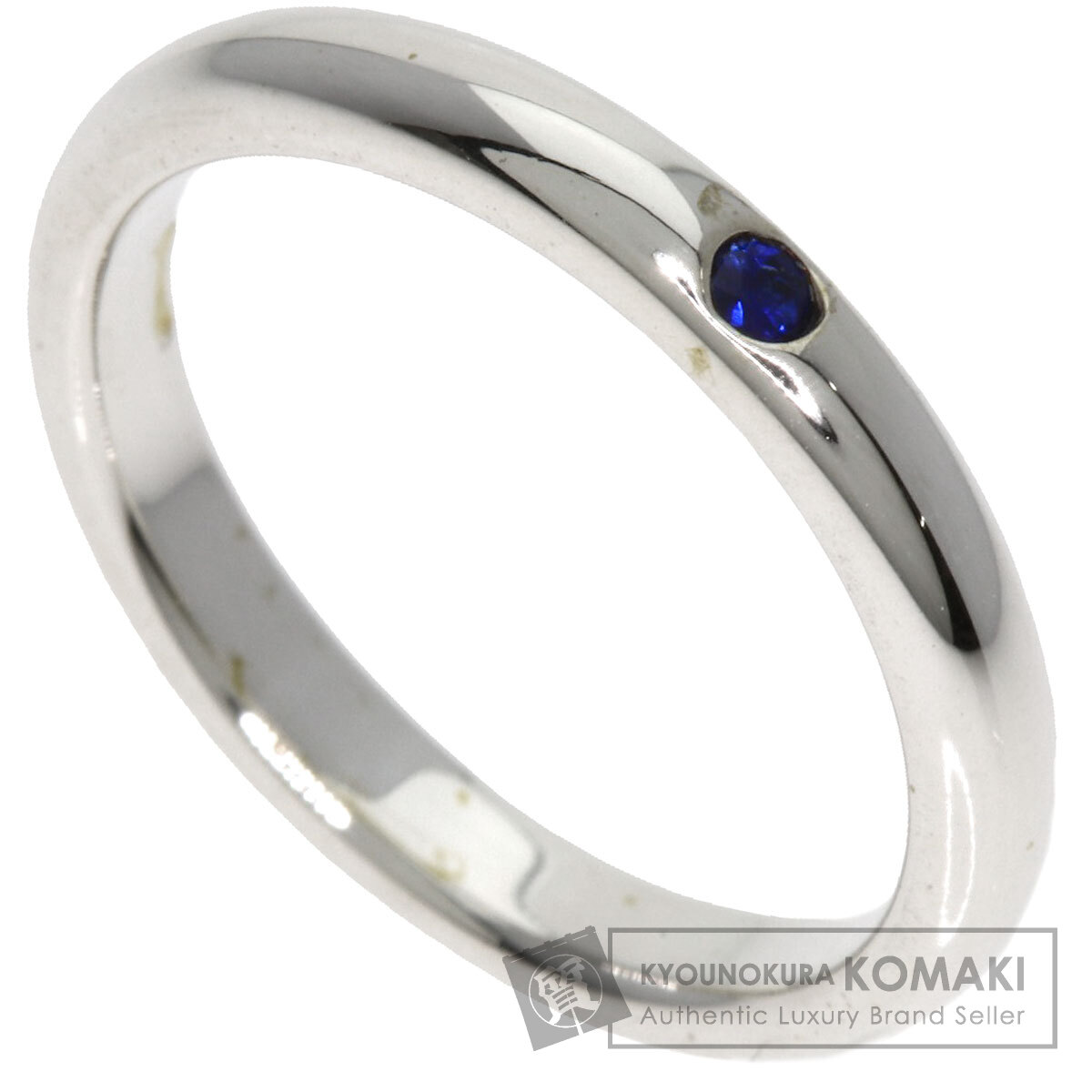 ★SALE★【ティファニー】スタッキング　バンド　サファイア　１４号　1991 70301217-1_wm.jpg