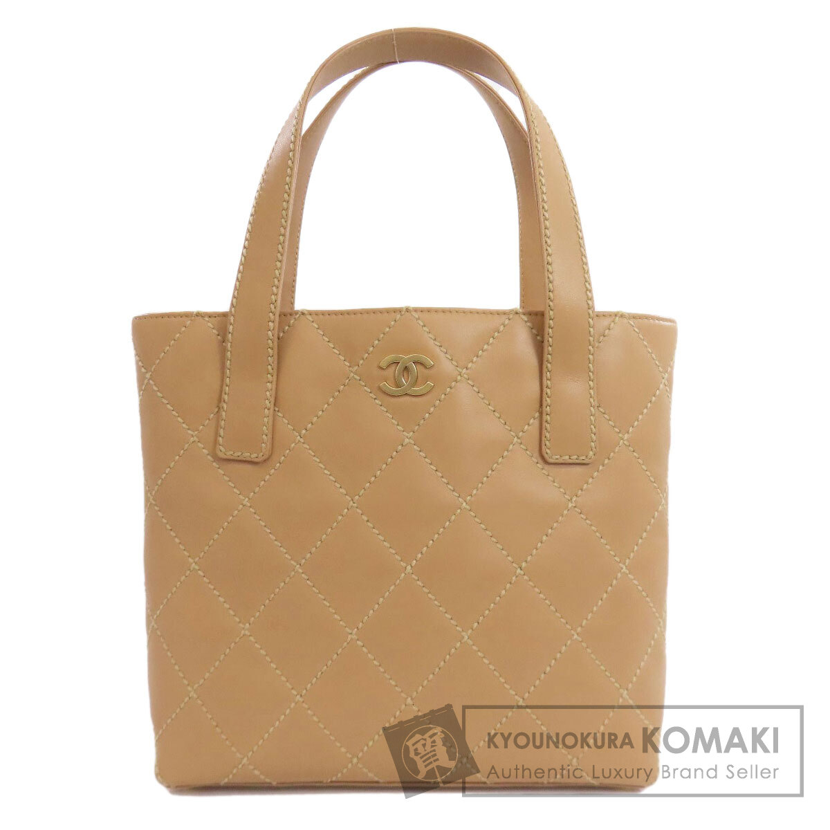 楽天市場】CHANEL シャネル ワイルドステッチ ココマーク ハンドバッグ