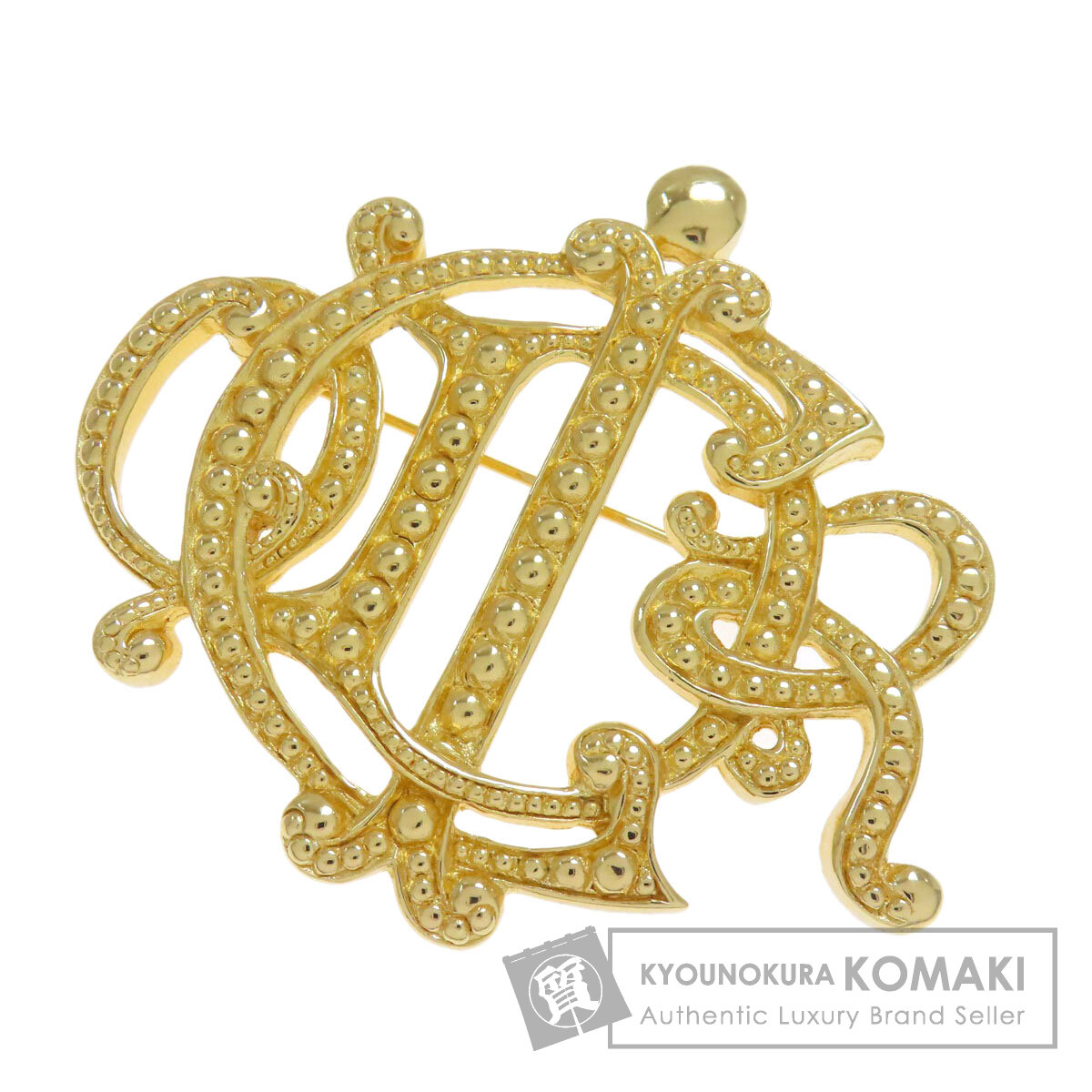 楽天市場】クリスチャンディオール Christian Dior リボン ブローチ