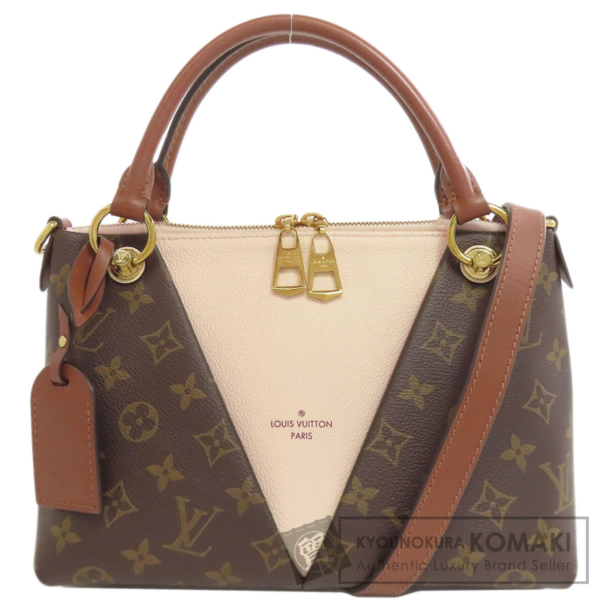 ルイヴィトン M44520 VトートBB ハンドバッグ モノグラムキャンバス レディース 【中古】【LOUIS VUITTON】 118,250円