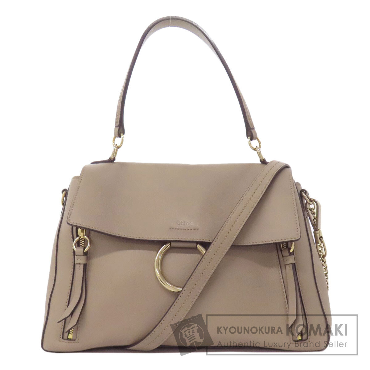 Chloé ダークブラウン レザー ハンドバッグ Chloe(クロエ) ハンドバッグ パディントン ブラウン レザー - メルカリ