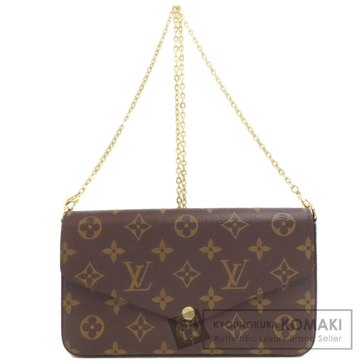ルイヴィトン M81896 ポシェット・フェリシー ショルダーバッグ モノグラムキャンバス レディース 【中古】【LOUIS VUITTON】