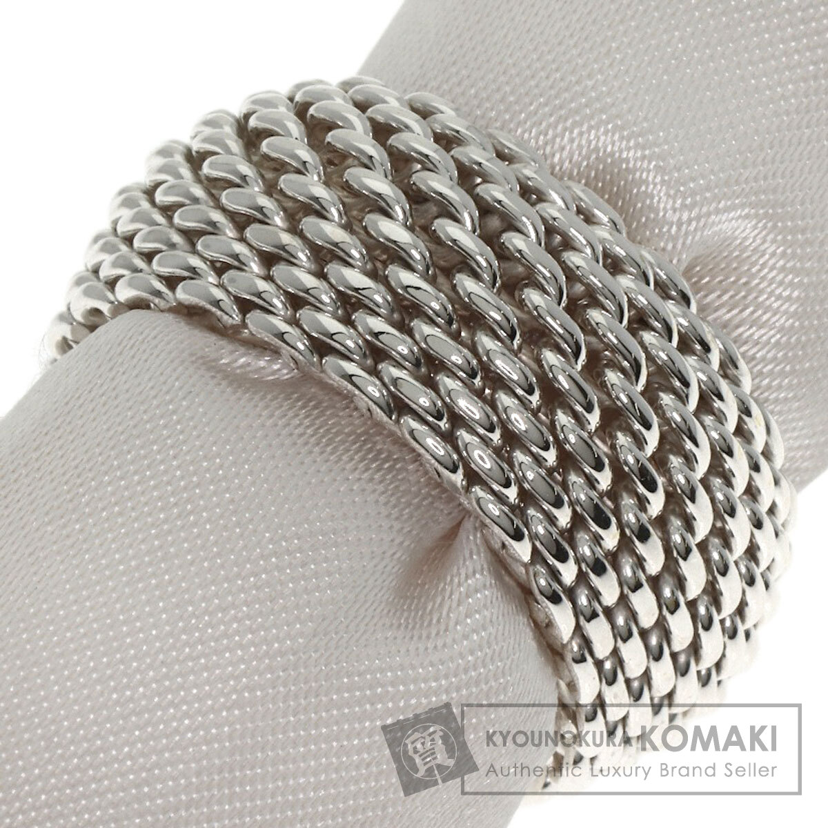 楽天市場】ティファニー サマセット メッシュ リング シルバー