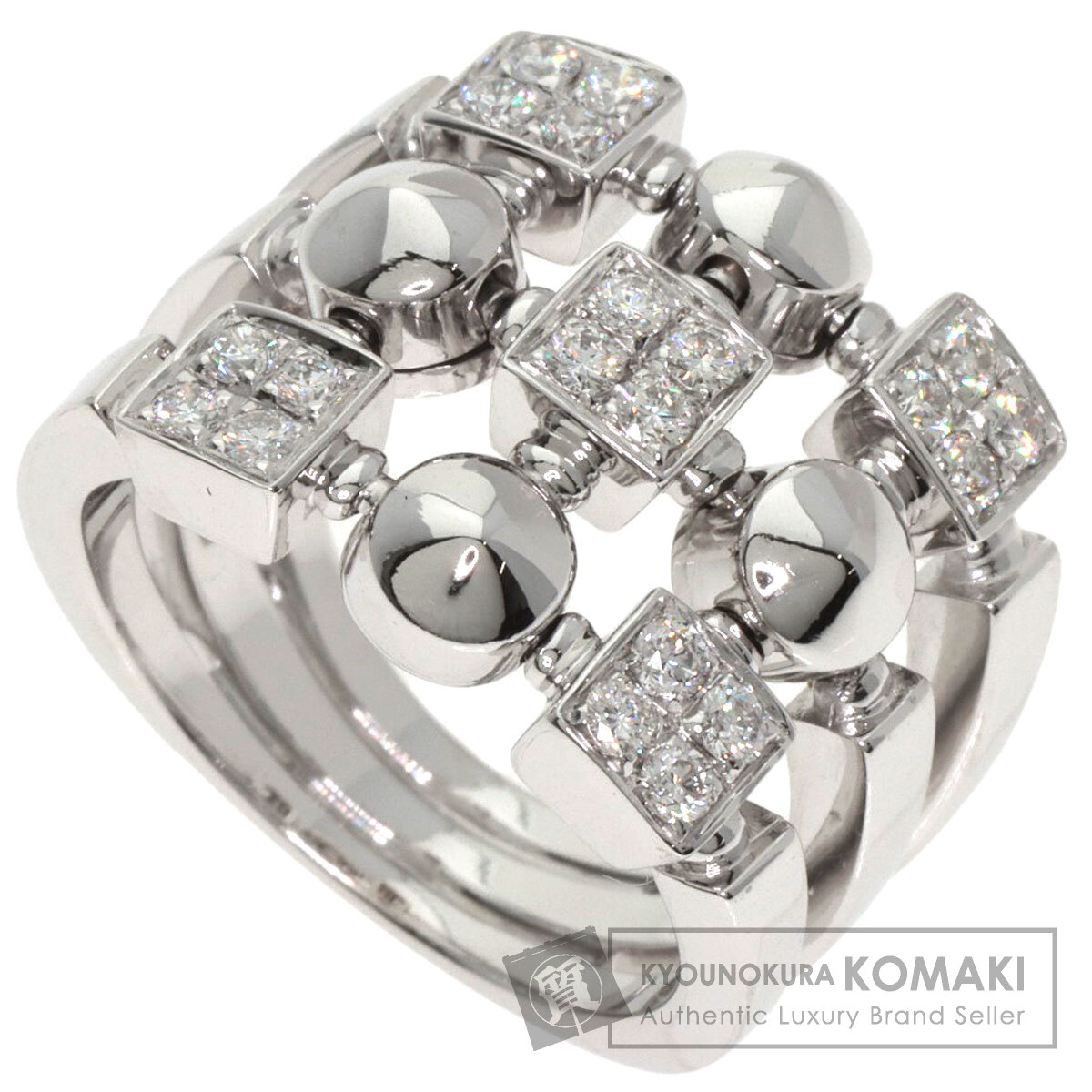 楽天市場】ブルガリ BVLGARI リング ルチア サークル スクエア