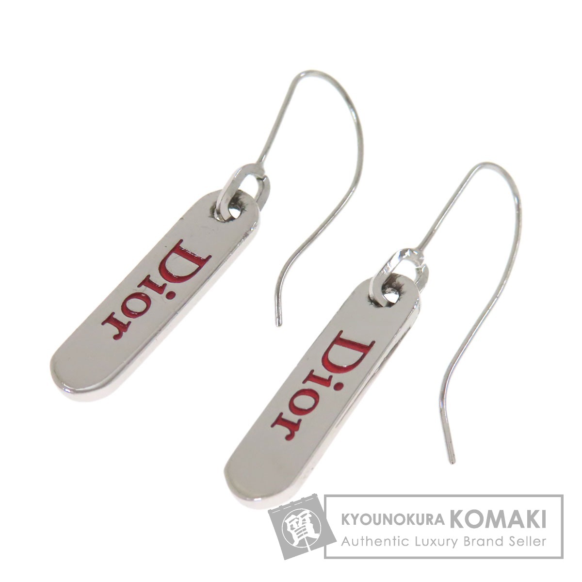 楽天市場】クリスチャンディオール ロゴ刻印 ハート ピアス 金属製