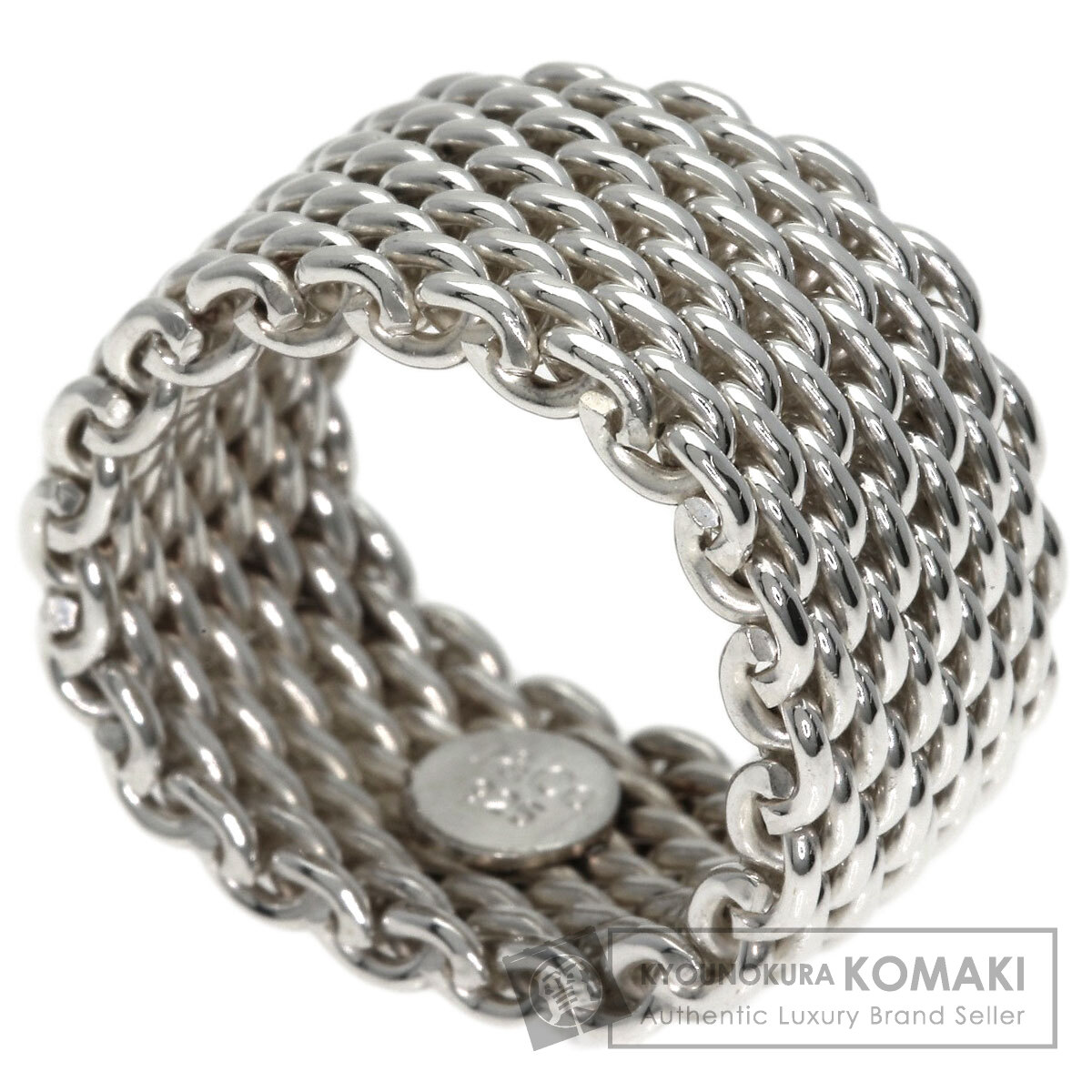 楽天市場】ティファニー サマセット メッシュ リング シルバー