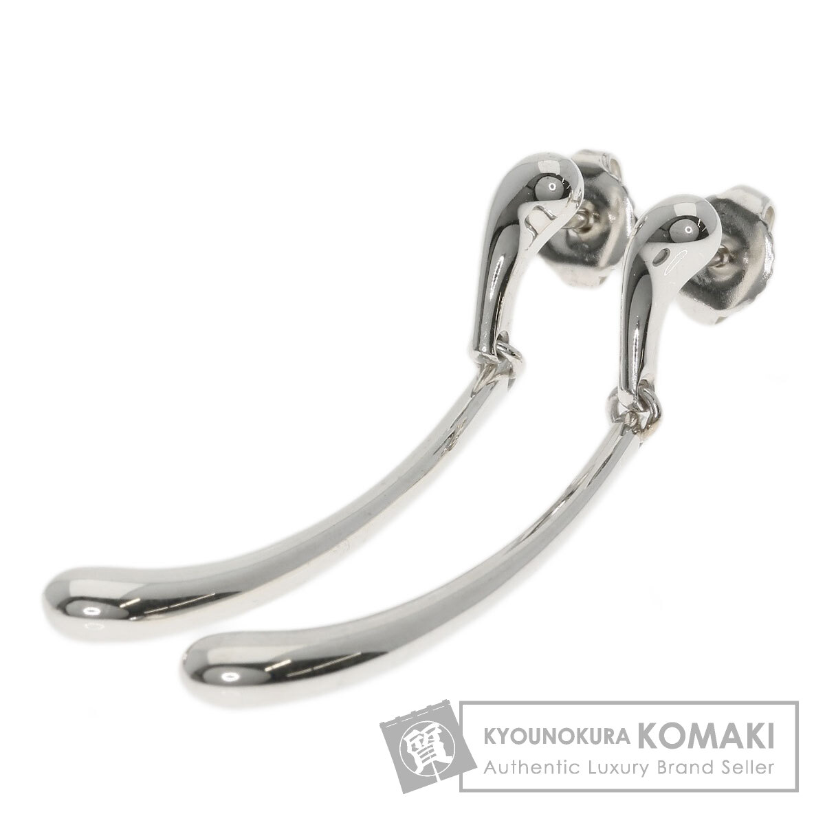 楽天市場】ティファニー ティアドロップ ピアス シルバー レディース