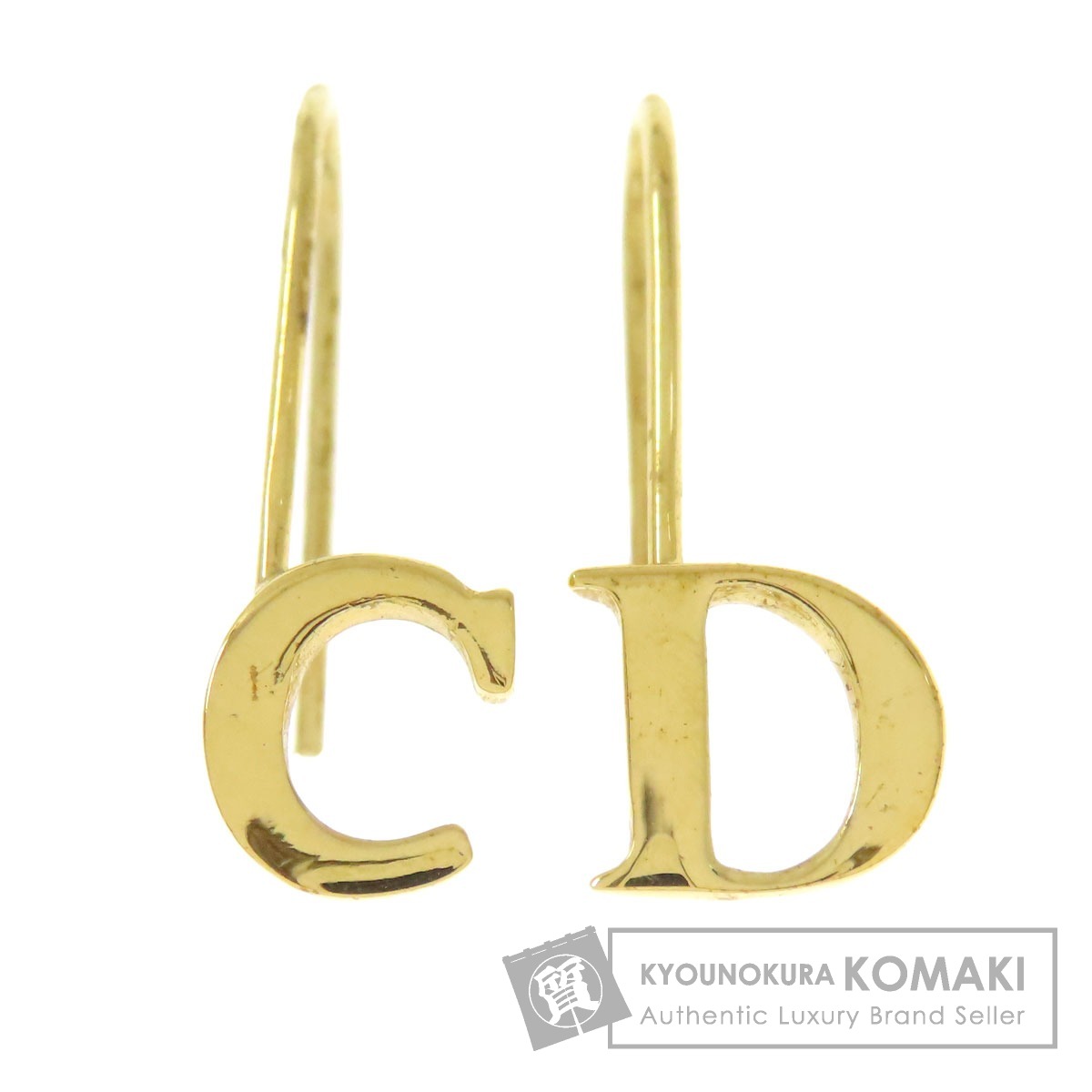 楽天市場】クリスチャンディオール ロゴ刻印 ハート ピアス 金属製