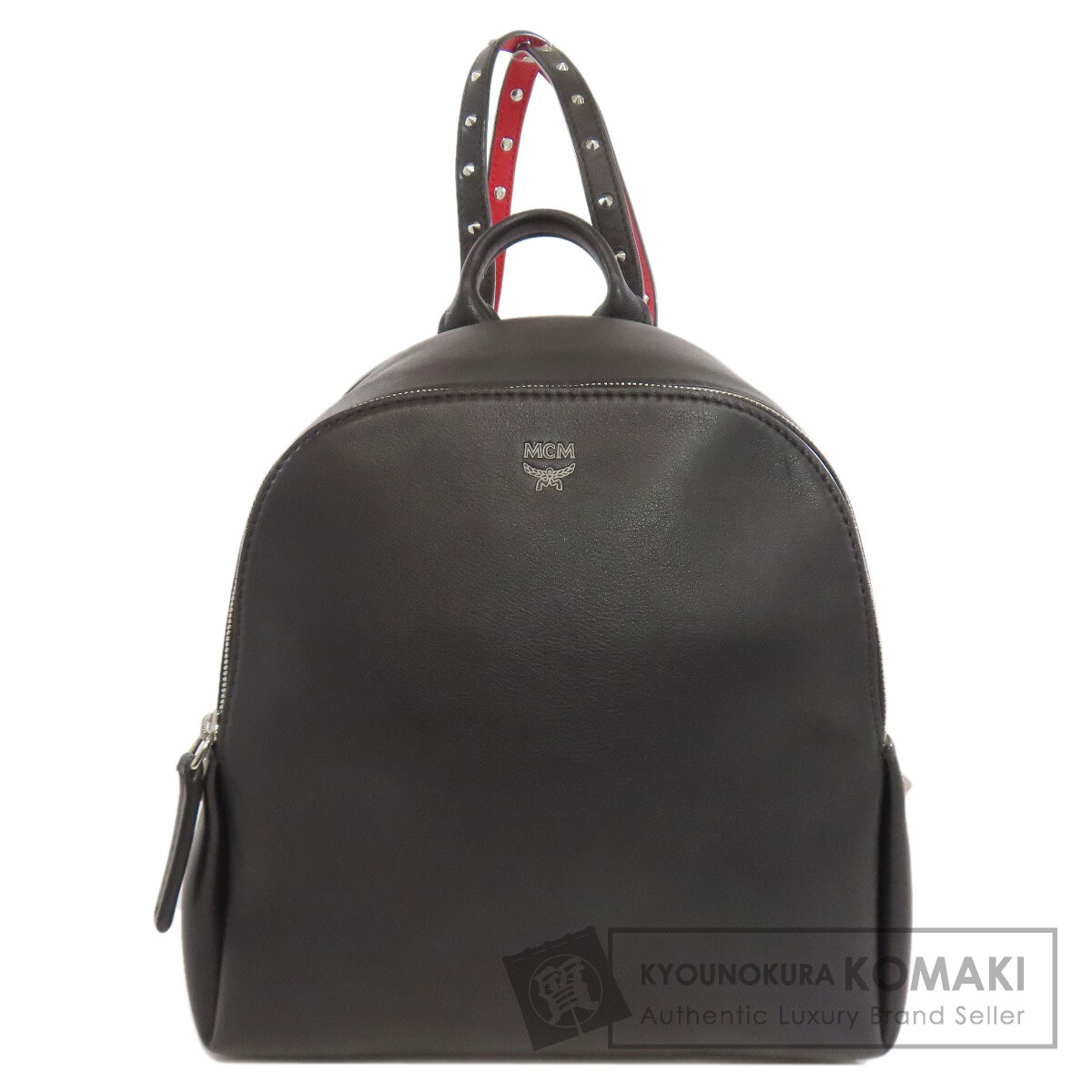 エムシーエム スタッズ リュック・デイパック レザー レディース 【中古】【MCM】