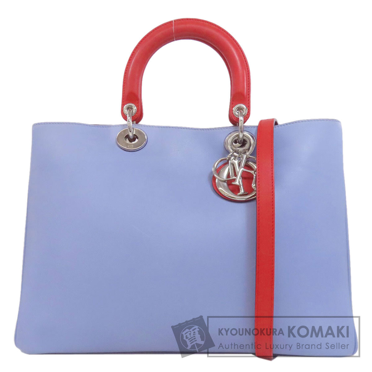 クリスチャンディオール 2WAY トートバッグ カーフ レディース 【中古】【CHRISTIAN DIOR】