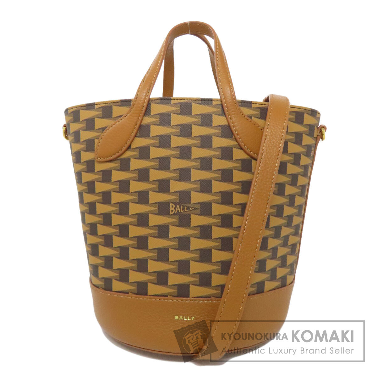 バリー 総柄 2WAY トートバッグ PVC レディース 【中古】【BALLY】