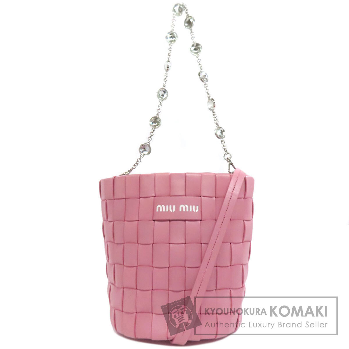 ミュウミュウ 2WAY ハンドバッグ カーフ レディース 【中古】【MIUMIU】