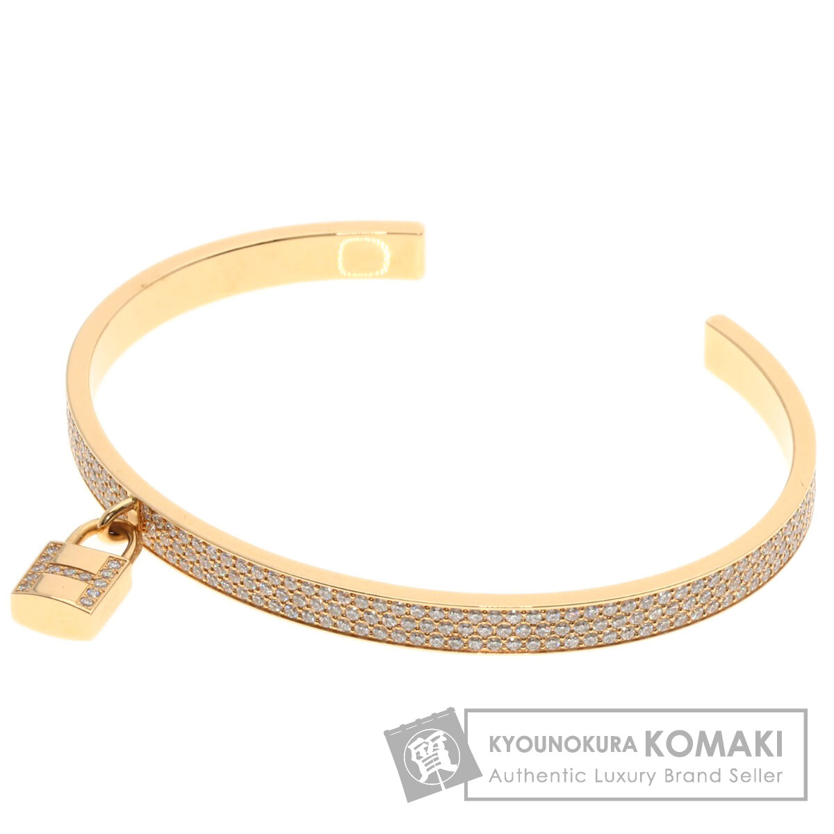 エルメス ケリー クロシェット パヴェ ダイヤモンド ブレスレット K18ピンクゴールド レディース 【中古】【HERMES】 711,480円