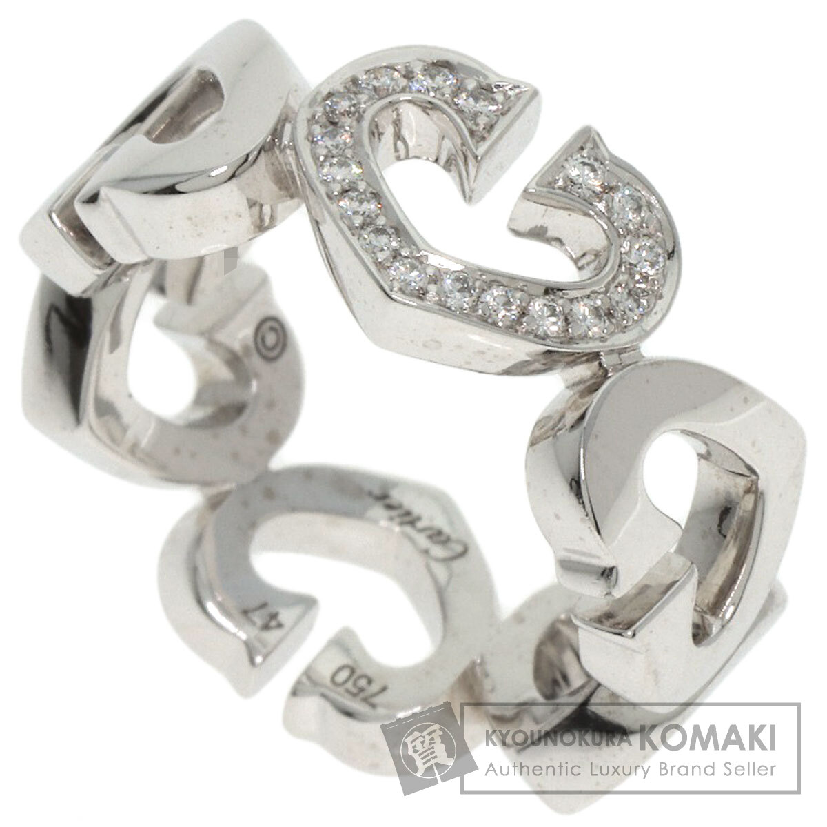 楽天市場】【ジュエリー】【新品仕上げ済】Cartier カルティエ ダブル