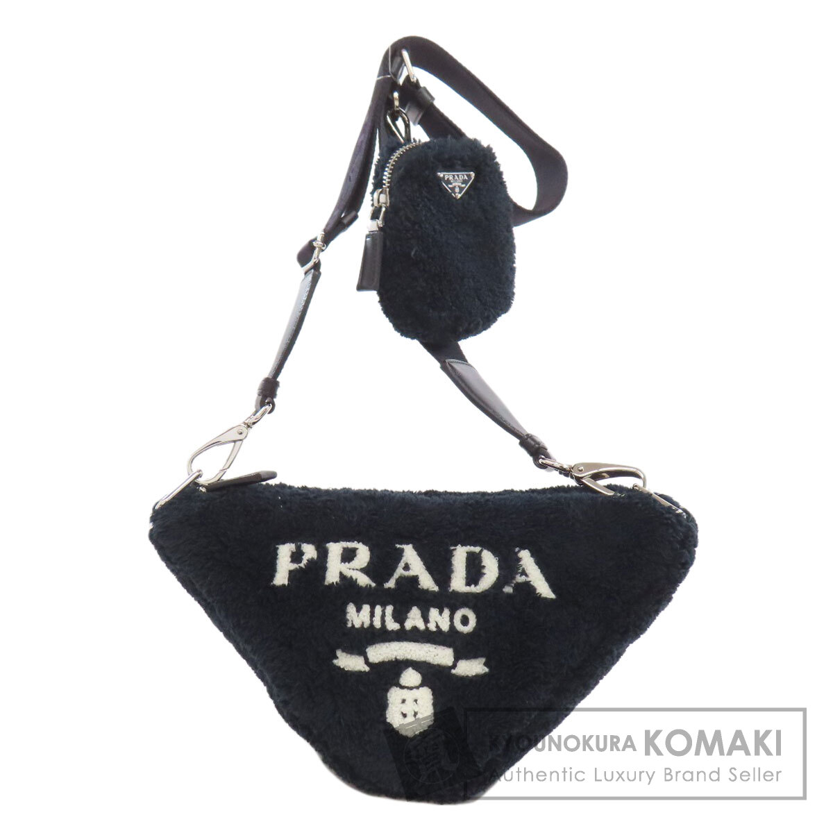 プラダ 1BH190 トライアングル ショルダーバッグ ボア レディース 【中古】【PRADA】 87,725円