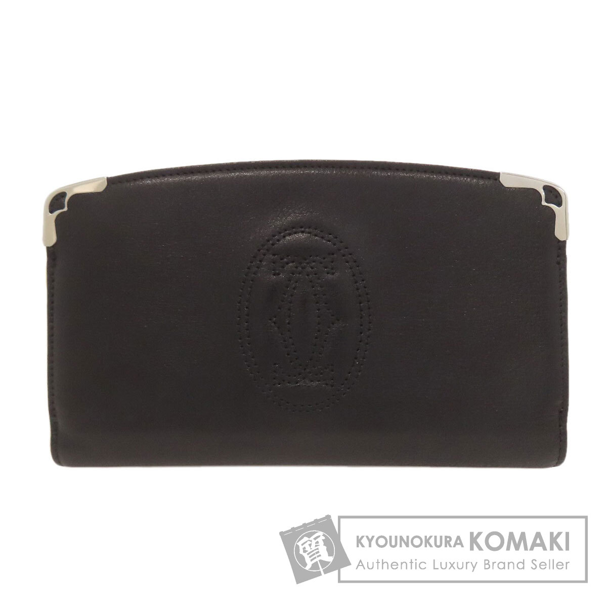 カルティエ マストライン 長財布（小銭入れあり） レザー レディース 【中古】【CARTIER】