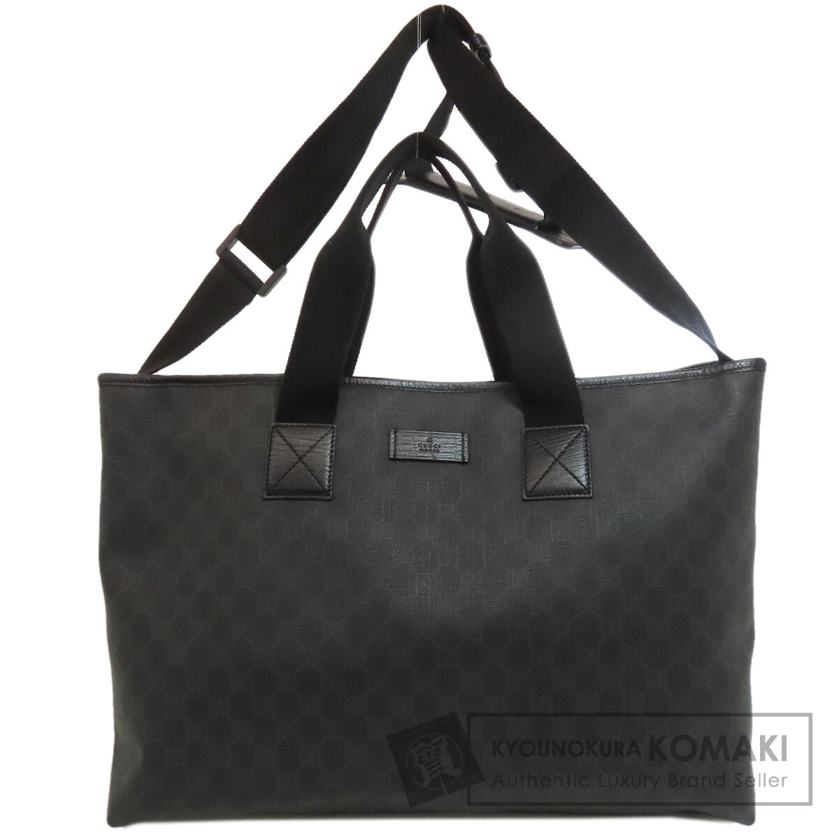 グッチ 162785 GGスプリーム2WAY トートバッグ PVC レディース 【中古】【GUCCI】