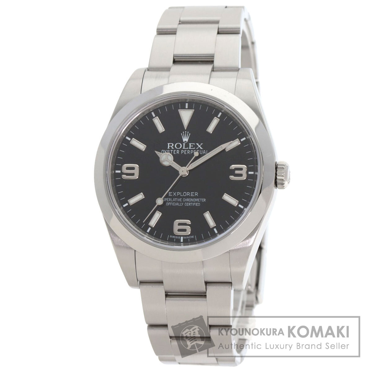 ロレックス 214270 エクスプローラー 前期モデル 腕時計 ステンレススチール/SS メンズ 【中古】【ROLEX】