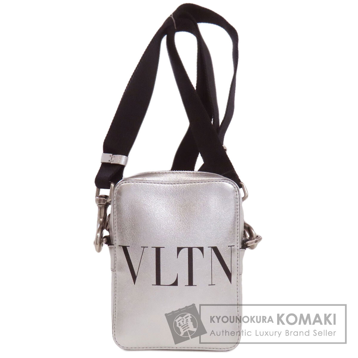 【サマーセール Specialcoupon対象商品 7/24~7/29 】ヴァレンティノ VLTN ロゴ ショルダーバッグ カーフ レディース 【中古】【VALENTINO】|ブランド京の蔵小牧【最安挑戦!】