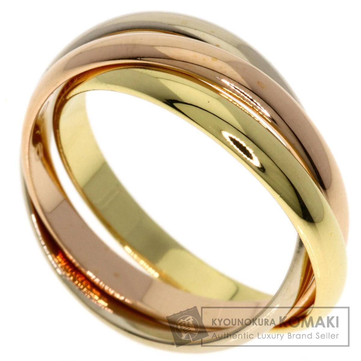 楽天市場】カルティエ トリニティリング XS #48 リング・指輪 K18