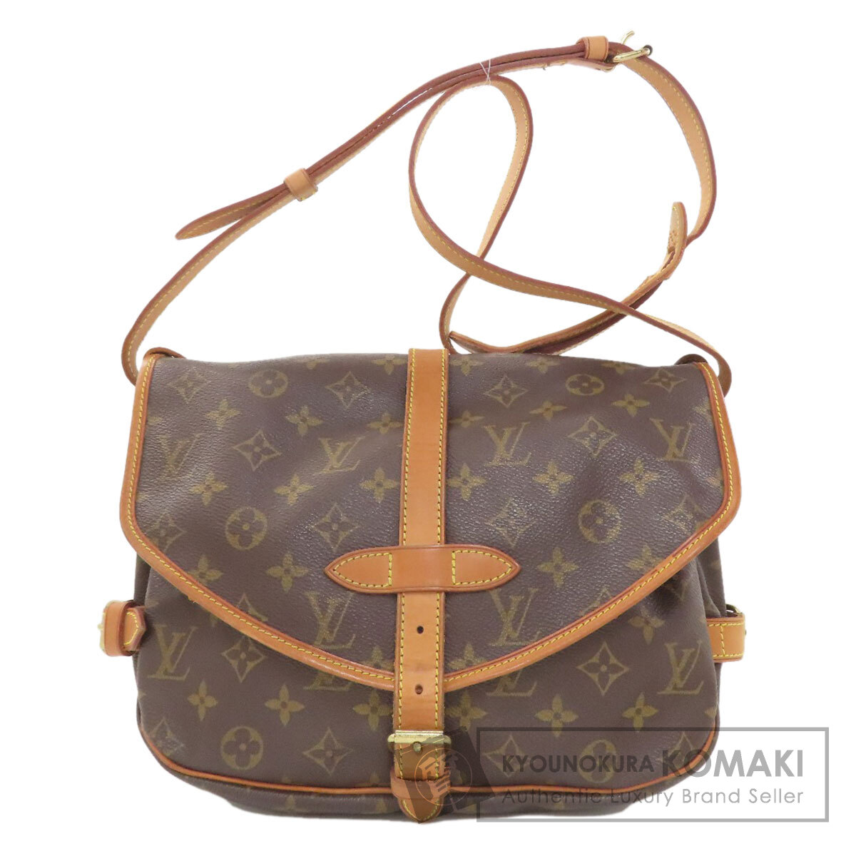 ルイヴィトン M40710 ソミュールMM ショルダーバッグ モノグラムキャンバス レディース 【中古】【LOUIS VUITTON】｜ブランド京の蔵小牧【最安挑戦！】 57,475円