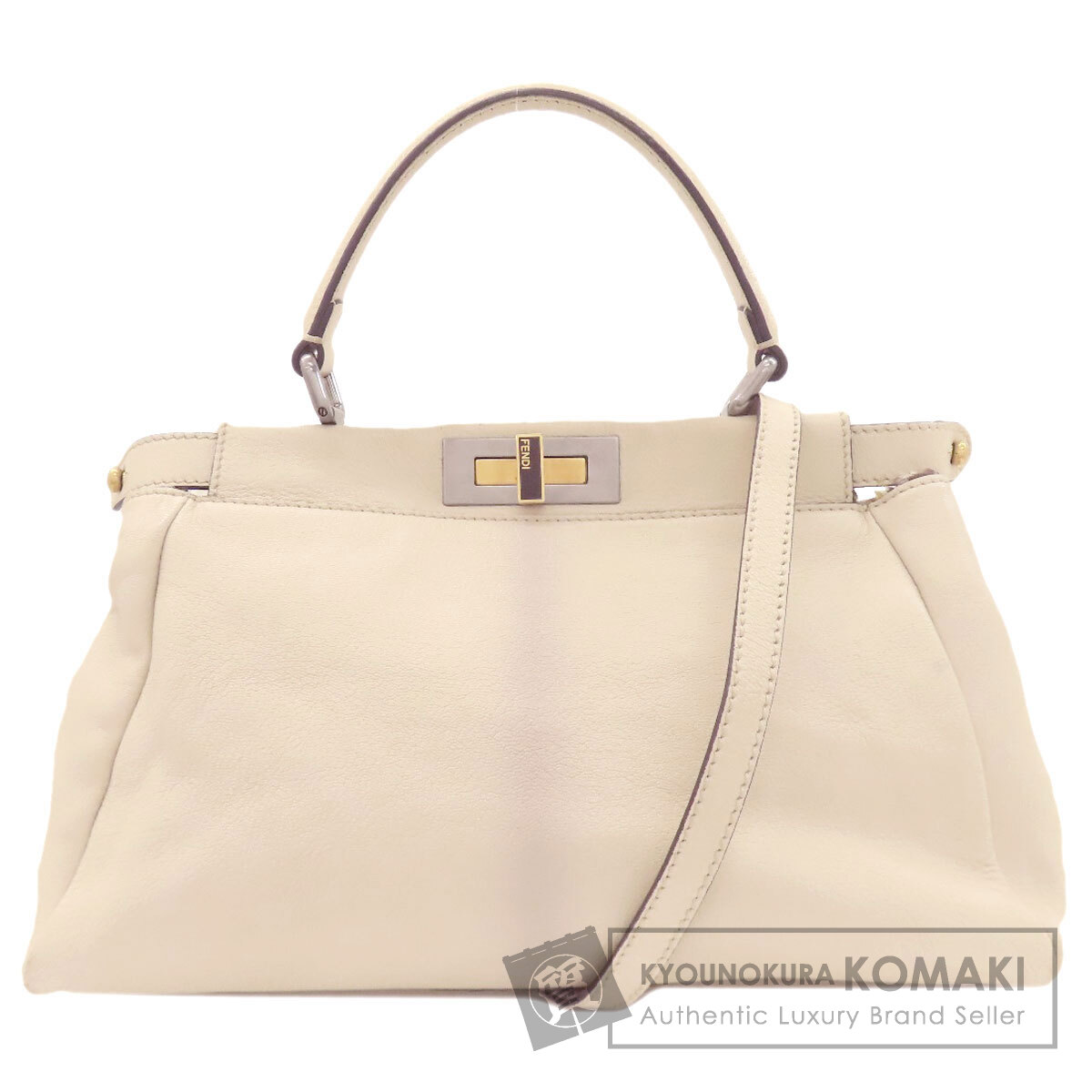 フェンディ ピーカブー 2WAY ハンドバッグ カーフ/ハラコ レディース 【中古】【FENDI】｜ブランド京の蔵小牧【最安挑戦！】 52,470円