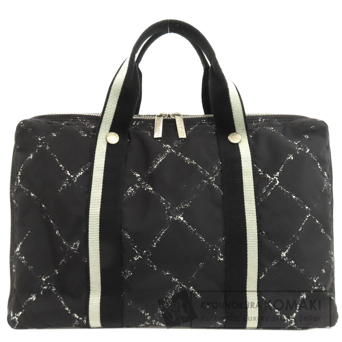 シャネル トラベルライン トートバッグ ナイロン素材 レディース 【中古】【CHANEL】