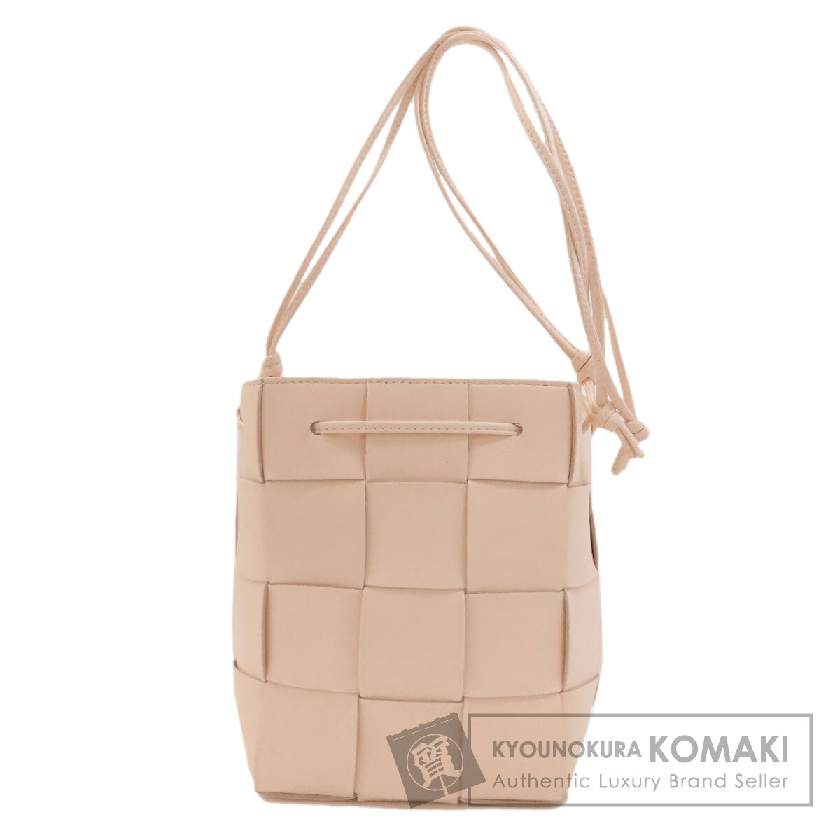 ボッテガヴェネタ テープ 井戸釣瓶御徒面子 ショルダーバッグ 子ウシ レディース 【中古】【BOTTEGA VENETA】
