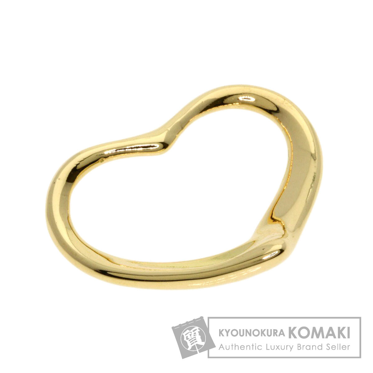 ティファニー オープンハート ペンダントトップ K18イエローゴールド レディース 【中古】【TIFFANY&Co.】