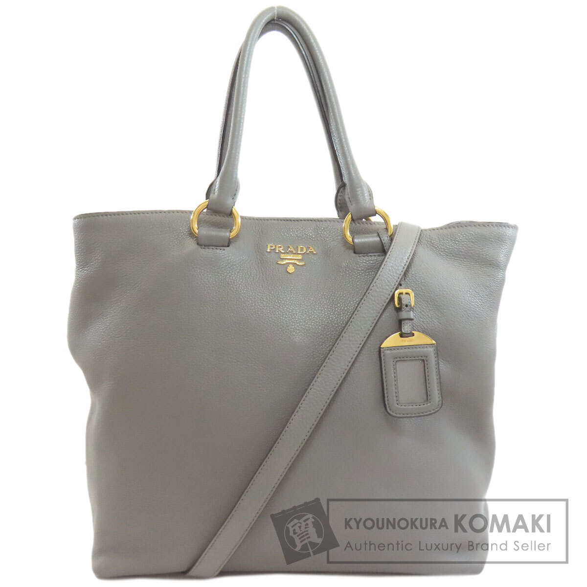 【Specialcoupon客体商いもの 6/5～6/11 0:59迄】プラダ 1BG865 2WAY トートバッグ 子ウシ レディース 【中古】【PRADA】