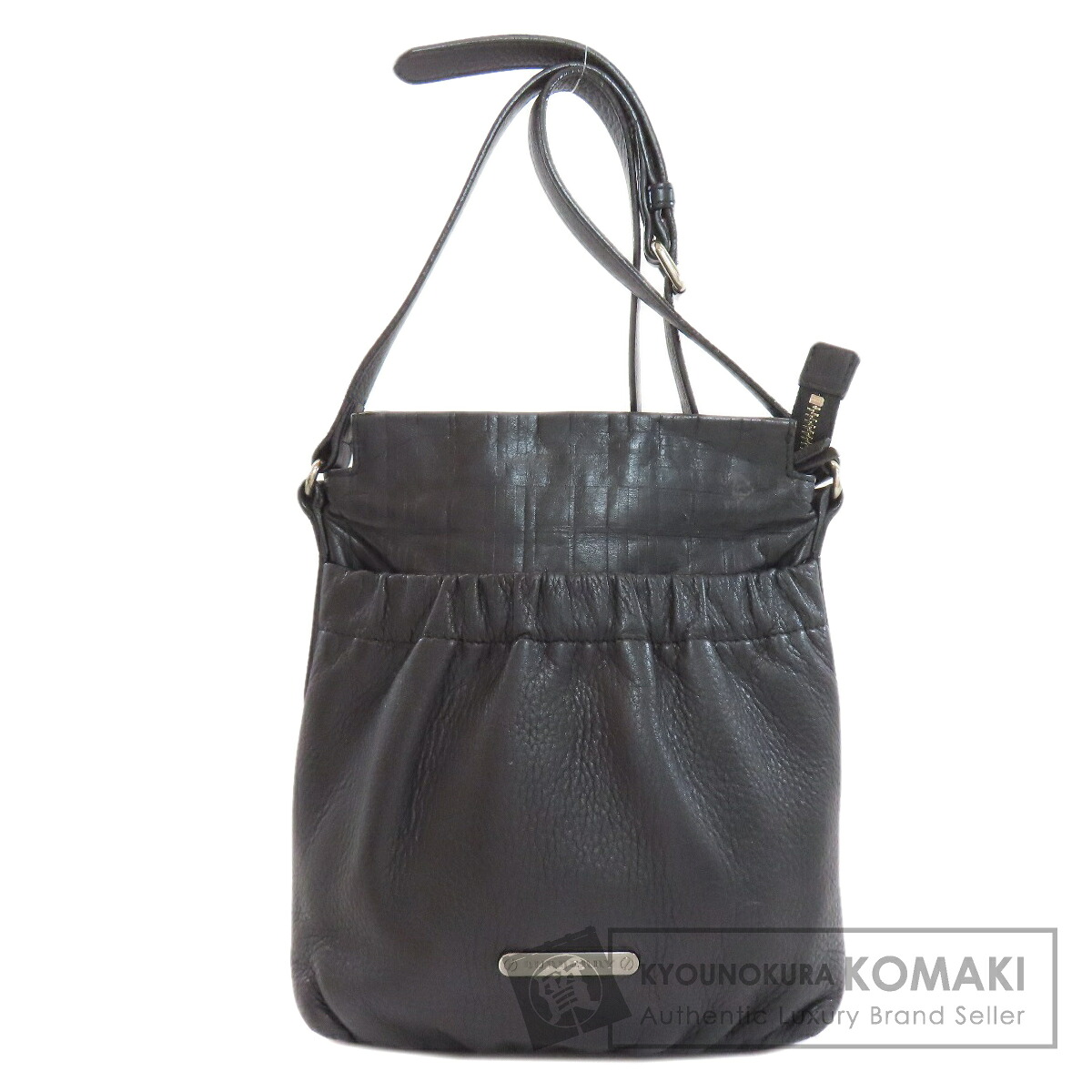 【Specialcoupon客体商いもの 6/5～6/11 0:59迄】赤ちょうちんバリー ロゴタイプ ショルダーバッグ 子ウシ レディース 【中古】【BURBERRY】