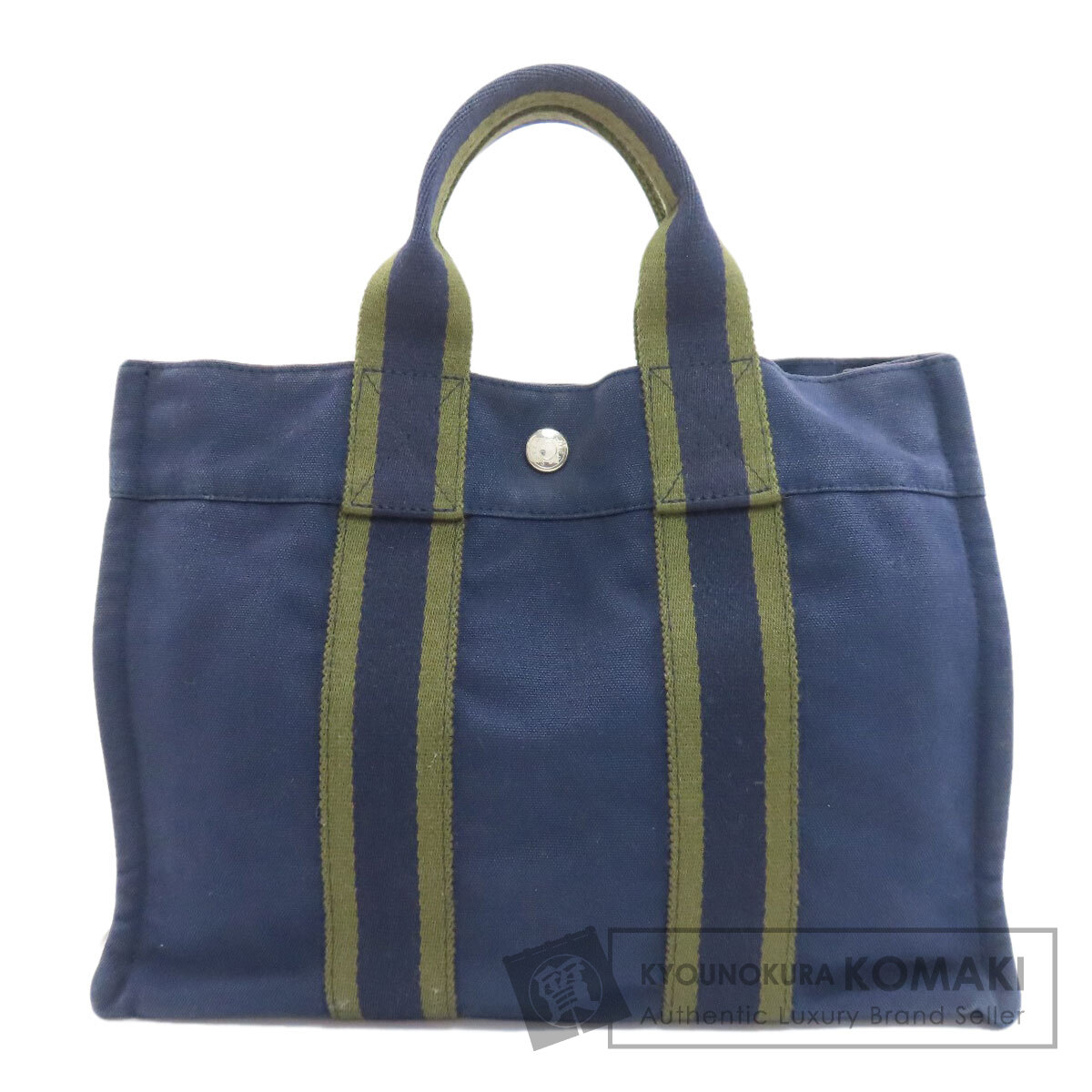 エルメス サックフールトゥPM ハンドバッグ キャンバス レディース 【中古】【HERMES】
