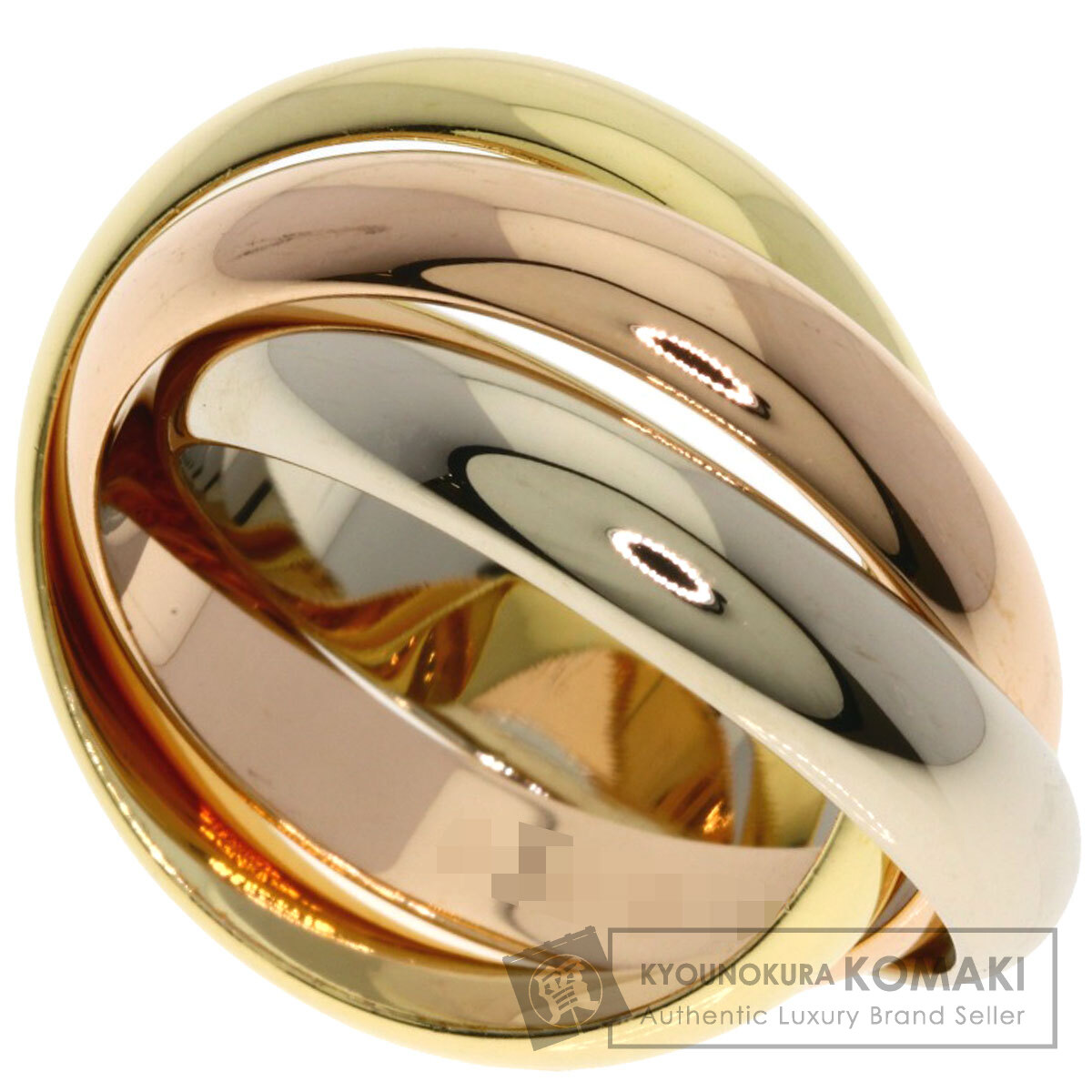 楽天市場】カルティエ トリニティリング XS #48 リング・指輪 K18