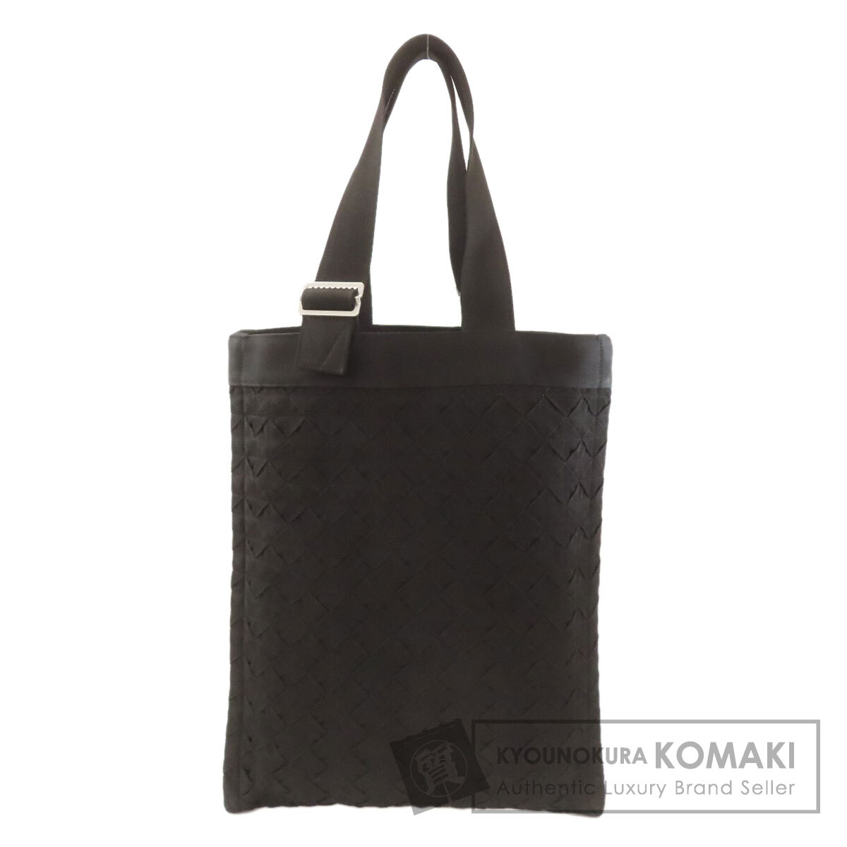 ボッテガヴェネタ トレッキング サイドジップ トートバッグ キャンバス レディース 【中古】【BOTTEGA VENETA】