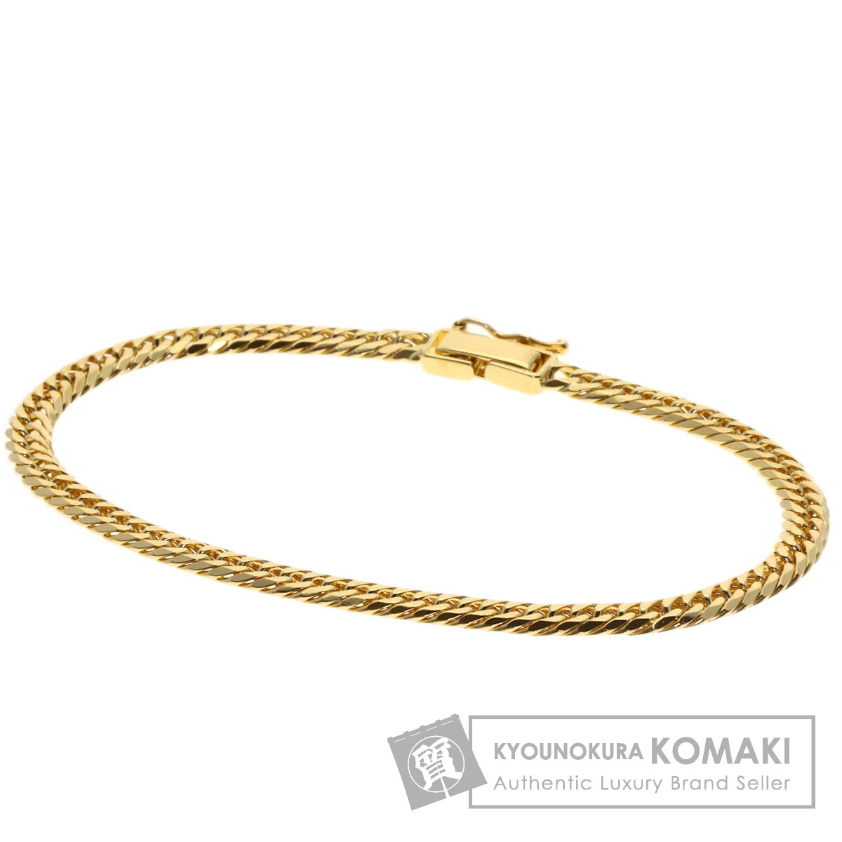 喜平 キヘイ 6面W 腕輪 K18黄みゴールド 10g メンズ 【中古】 ブレスレット-ジュエリー・アクセサリー-メンズジュエリー・アクセサリー