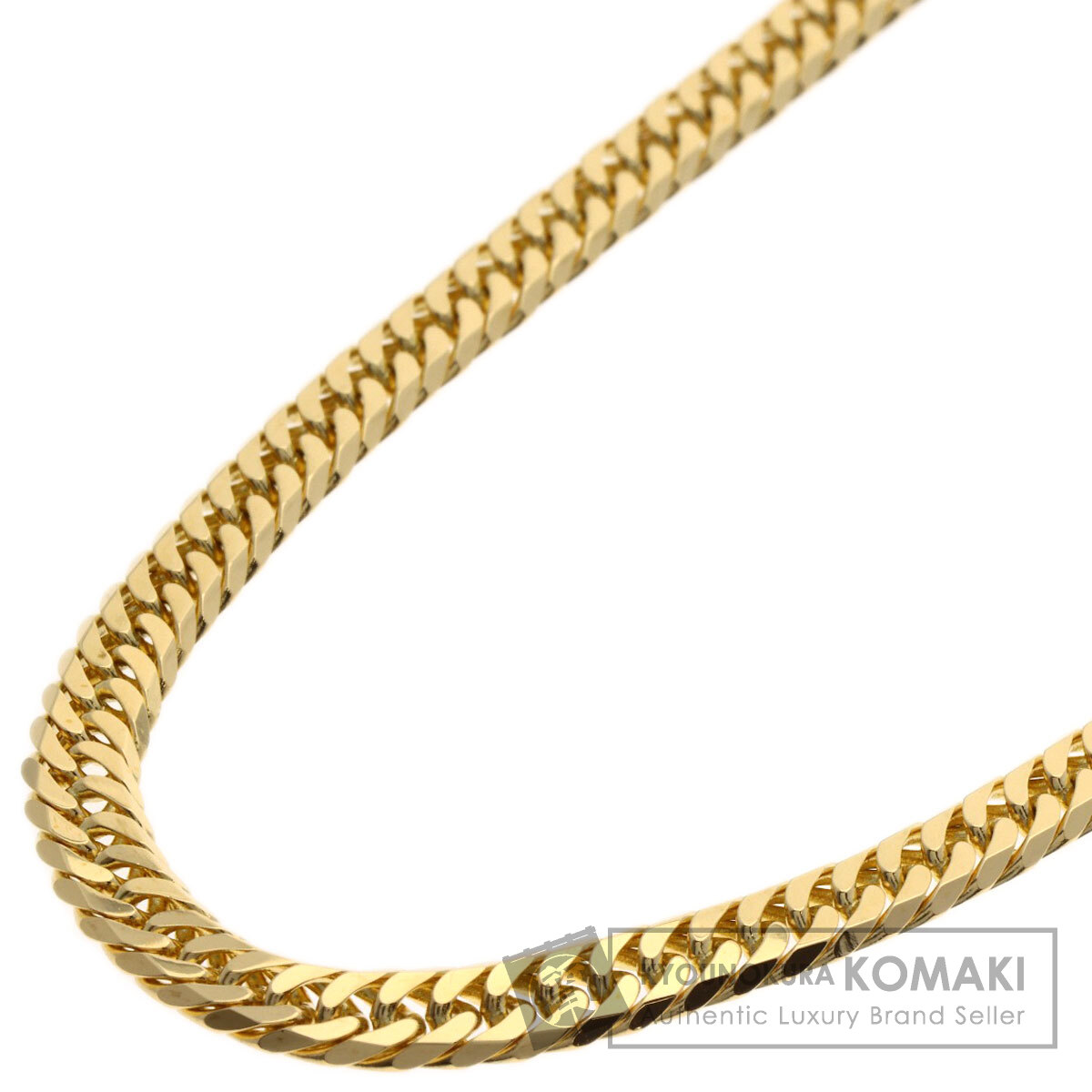 喜平 キヘイ 6面W 首飾り K18黄色ゴールド 30g メンズ 【中古】