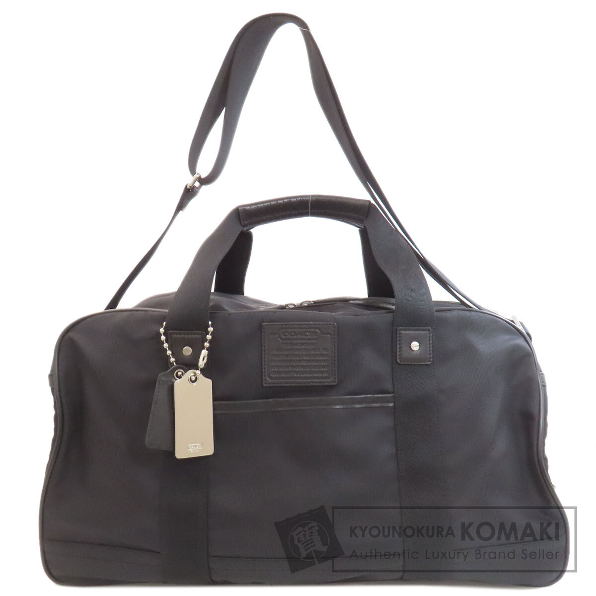 コーチ F70504 ジムバッグ 2WAY ボストンバッグ ナイロン素材 メンズ 【中古】【COACH】