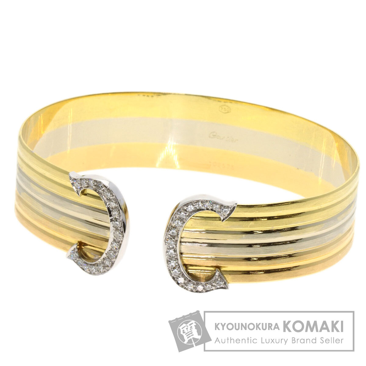 楽天市場】カルティエ ヒンドゥ ダイヤモンド ブレスレット K18