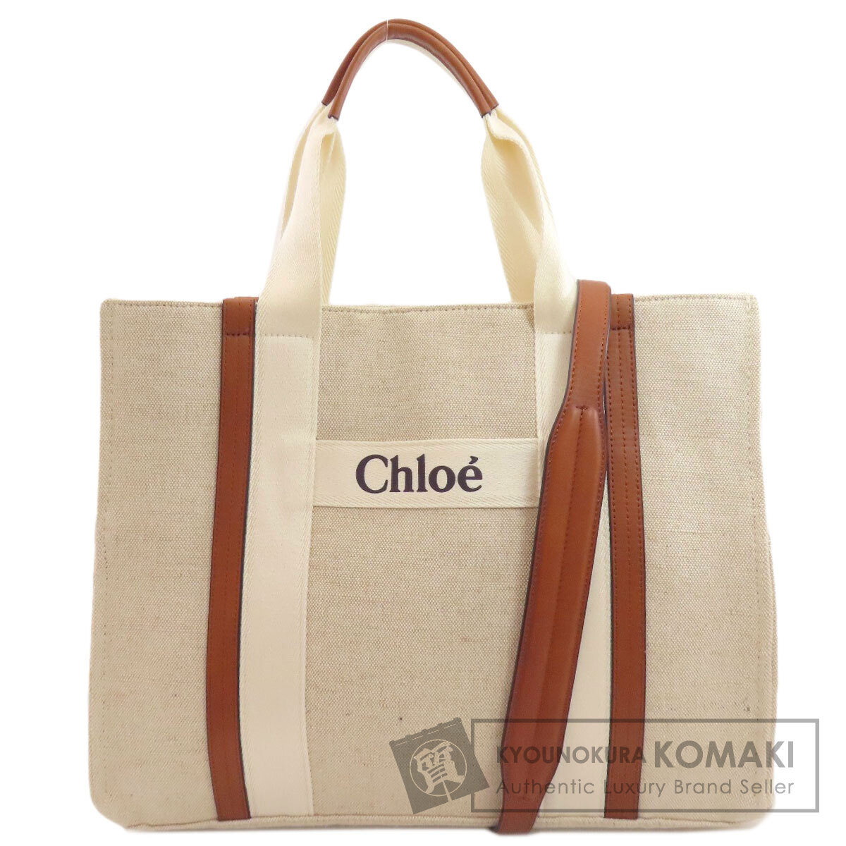 【Specialcoupon客体商いもの 6/5～6/11 0:59迄】クロエ マザーズ御徒面子 2WAY トートバッグ 帆布 レディース 【中古】【CHLOE】
